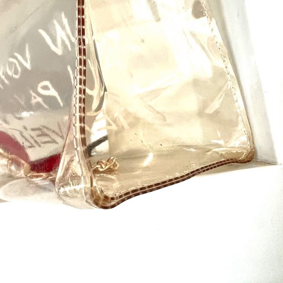 Authentic Limited Edition Hermes Clear Vinyl Kelly Bag 40 Souvenir - Picture 8 of 8